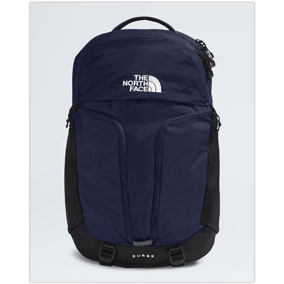 NWT THE NORTH FACE Surge Commuter Laptop Backpack Bookbag, 31L Navy Blue/Black - Picture 3 of 16